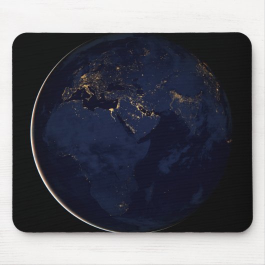 Volles Erdreich mit Stadtlampen Mousepad (Vorne)