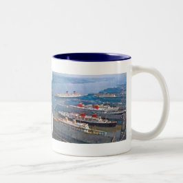 Volles Haus Zweifarbige Tasse
