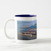 Volles Haus Zweifarbige Tasse (Links)