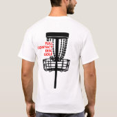 Volles Kontakt-Disc-Golf T-Shirt (Rückseite)