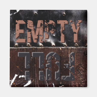 Volles leeres Zeichen Magnet