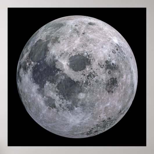VOLLES MOON Custom Wall Art Archival Poster (Vorne)