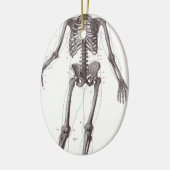 Volles Skelett Keramik Ornament (Links)