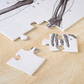 Volles Skelett Puzzle (Seite)