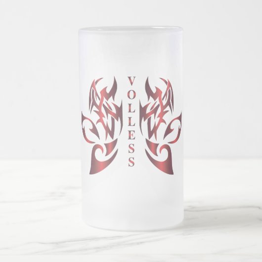 Volless Beer Glass Mattglas Bierglas (Mittel)