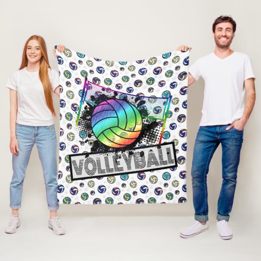 Volley Ball Fleece Blanket (Beispiel)