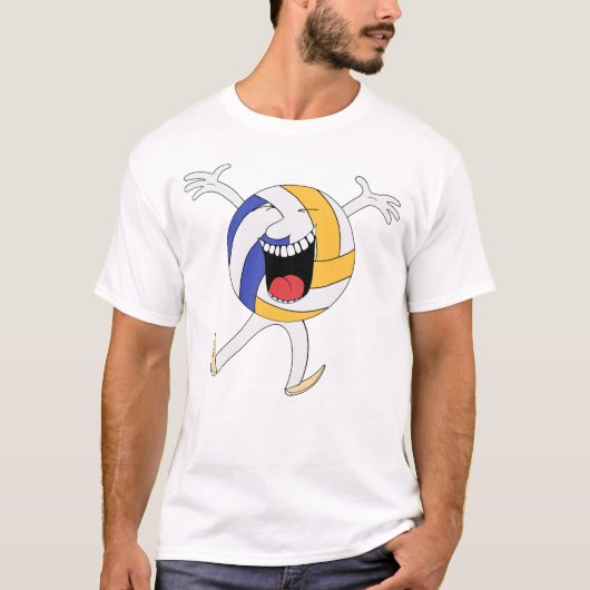 Volley Cheer Maskottchen T-Shirt (Vorderseite)