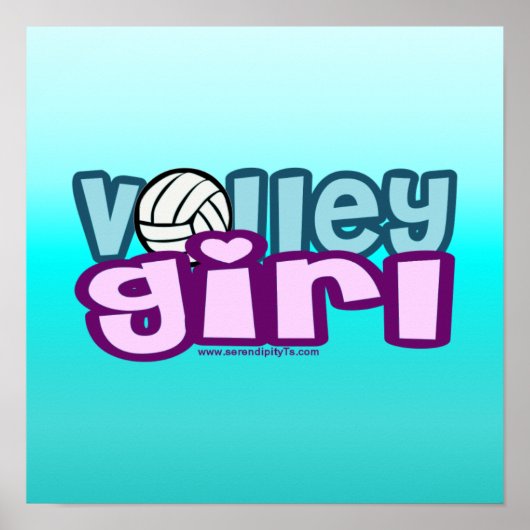 Volley Girl Poster (Vorne)