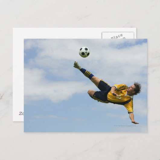 Volley kick 2 postkarte (Vorne/Hinten)