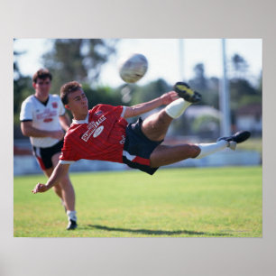 Volley kick poster