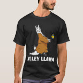 Volley Llama Team Niedlich Alpaca Beach Team T-Shirt (Vorderseite)
