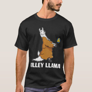 Volley Llama Team Niedlich Alpaca Beach Team T-Shirt