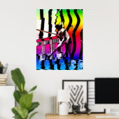 Volley smash Graffiti Poster (Heimbüro)