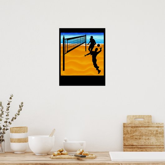 VOLLEYBALL 2015 VORLAGEN POSTER (Küche)