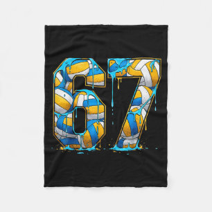 Volleyball 67 Six Seven Sport Lustig Gen Alpha Z I Fleecedecke