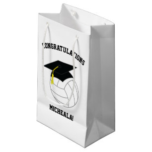 Volleyball Abschluss Sport Schwarz-weiß Kleine Geschenktüte