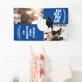 Volleyball Abschluss Sports Blue Banner (Insitu)