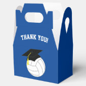 Volleyball Abschluss Sports Blue Geschenkschachtel (Geöffnet)