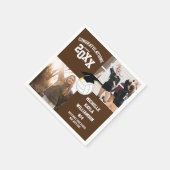 Volleyball Abschluss Sports Brown Serviette (Ecke)