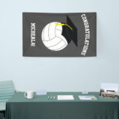 Volleyball Abschluss Sports Gray Banner (Messeveranstaltung)
