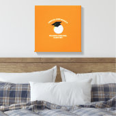 Volleyball Abschluss Sports Orange Leinwanddruck (Insitu (Schlafzimmer))