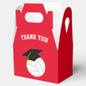 Volleyball Abschluss Sports Red Geschenkschachtel (Geöffnet)