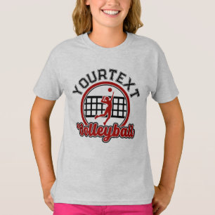 Volleyball ADD NAME Spike Ball Angriff Team Sport T-Shirt