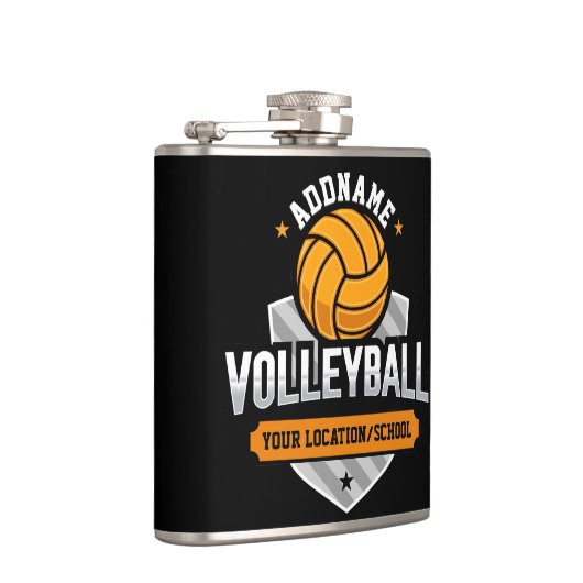 Volleyball ADD TEXT School Varsity Team Player Flachmann (Rechts)