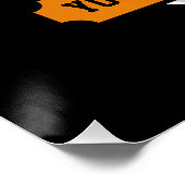 Volleyball ADD TEXT School Varsity Team Player Poster (Ecke)