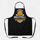 Volleyball ADD TEXT School Varsity Team Player Schürze (Vorderseite)