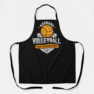 Volleyball ADD TEXT School Varsity Team Player Schürze