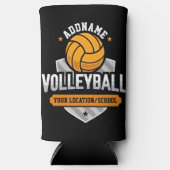 Volleyball ADD TEXT School Varsity Team Player Selters Dosenkühler (Vorderseite)