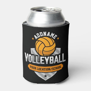 Volleyball ADD TEXT Schulmannschaftsteam Spieler Dosenkühler