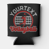 Volleyball ADNAME Spike Ball Attack Team Sport Dosenkühler (Vorderseite)