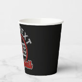 Volleyball ADNAME Spike Ball Attack Team Sport Pappbecher (Links)