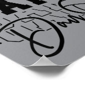 Volleyball am Spieltag Poster (Ecke)