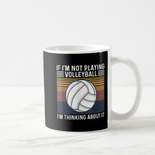 Volleyball-Angebot für einen Volleyball-Spieler Kaffeetasse