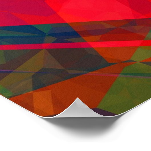 Volleyball Art Poster (Ecke)