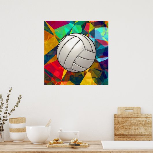 Volleyball Art Poster (Küche)