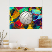 Volleyball Art Poster (Küche)