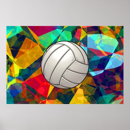 Volleyball Art Poster (Vorne)