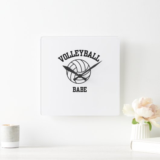 Volleyball Art Wall Uhr (Zuhause)