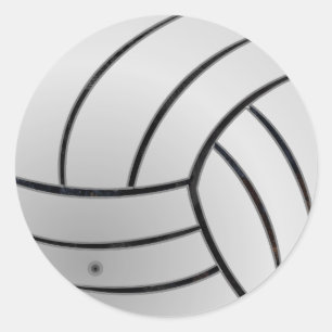Volleyball-Aufkleber Runder Aufkleber