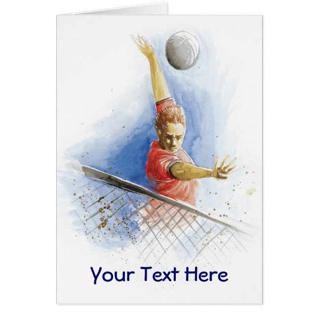 Volleyball-Aufschlag (Vorne)