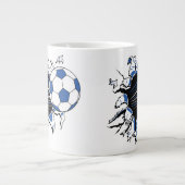 Volleyball-Ausbruch Jumbo-Tasse (Vorderseite)