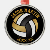Volleyball 🏐 Award - Gold Ornament Aus Metall (Vorne)