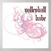Volleyball Babe Poster (Vorne)