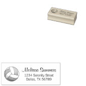 Volleyball-Ball-Adresse Gummistempel (Stempel)