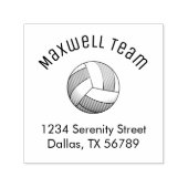 Volleyball-Ball-Arch-Adresse Permastempel (Design)