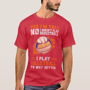 Volleyball Ball Coach Ball Sport lustiges Geschenk T-Shirt